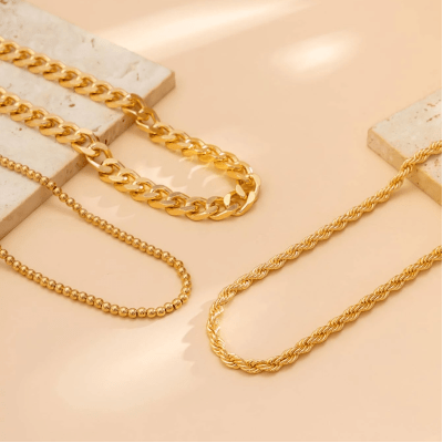 Colar de corrente minimalista